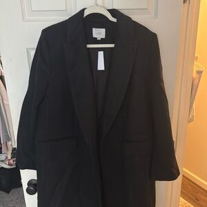 Black - XL loft Coat - brand new with tags